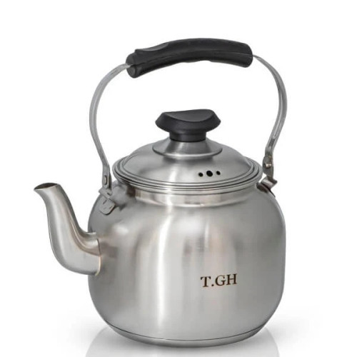 کتری لوله دار قیطاسی 2.5 لیتری مدل 30008 مات کف چدن