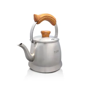 کتری لوله دار قیطاسی 2.5 لیتر مدل 30205 دسته چوب براق
