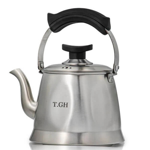 کتری لوله دار قیطاسی 2.5 لیتری مدل 30208 مات کف چدن