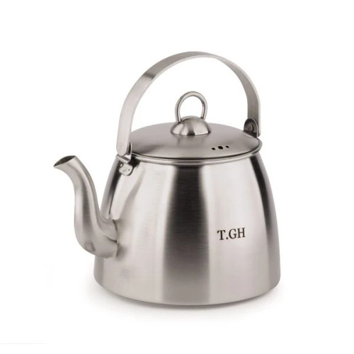 کتری لوله دار قیطاسی 2.5 لیتری مدل 304000 مات کف چدن