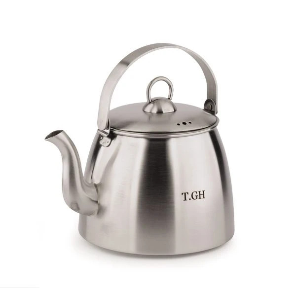 کتری لوله دار قیطاسی 2.5 لیتری مدل 304000 مات کف چدن