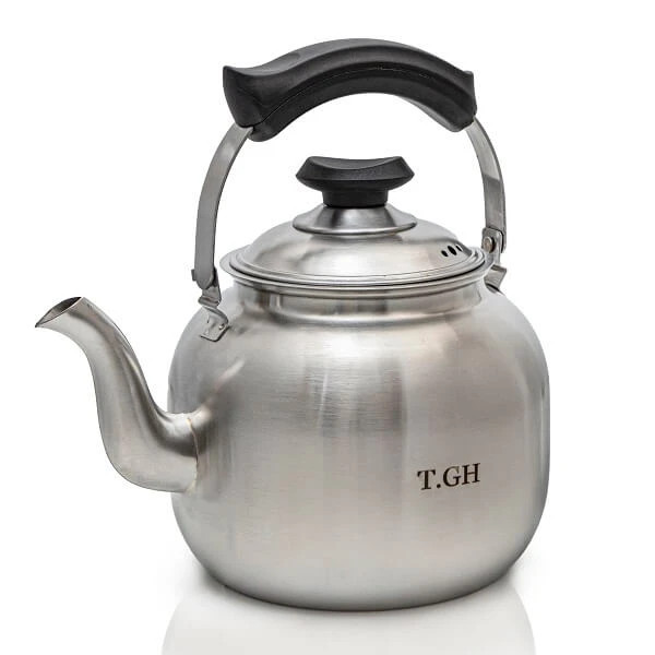 کتری لوله دار قیطاسی 3.5 لیتری مدل 40008 مات کف چدن