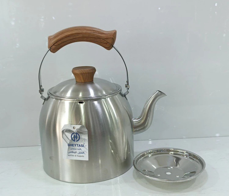 کتری لوله دار قیطاسی 4 لیتری مدل 4076 مات