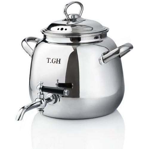 کتری شیردار قیطاسی 5.5 لیتر مدل 60001 کف چدن براق