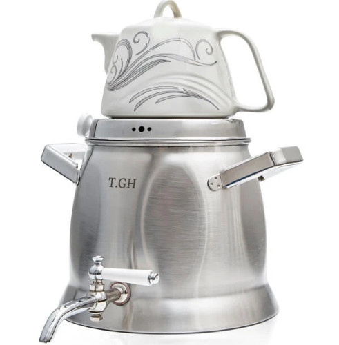 کتری قوری قیطاسی 5.5 لیتری مدل 7020 کف چدن