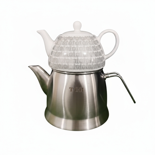 کتری قوری قیطاسی 2.5 لیتری مدل 30250 کف چدن