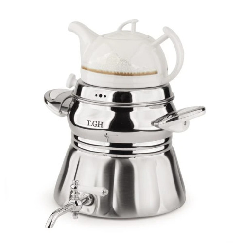 کتری قوری قیطاسی 5 لیتری مدل 8865 کف چدن