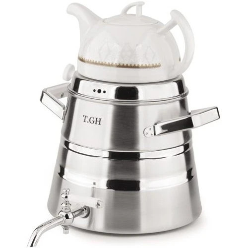 کتری قوری قیطاسی 5.5 لیتری مدل 8950 کف چدن