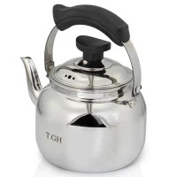 کتری لوله دار قیطاسی 2.5 لیتری مدل 30000 براق کف چدن