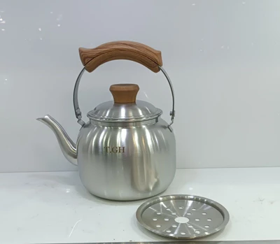 کتری لوله دار قیطاسی 2.5 لیتری مدل 30010 مات کف چدن